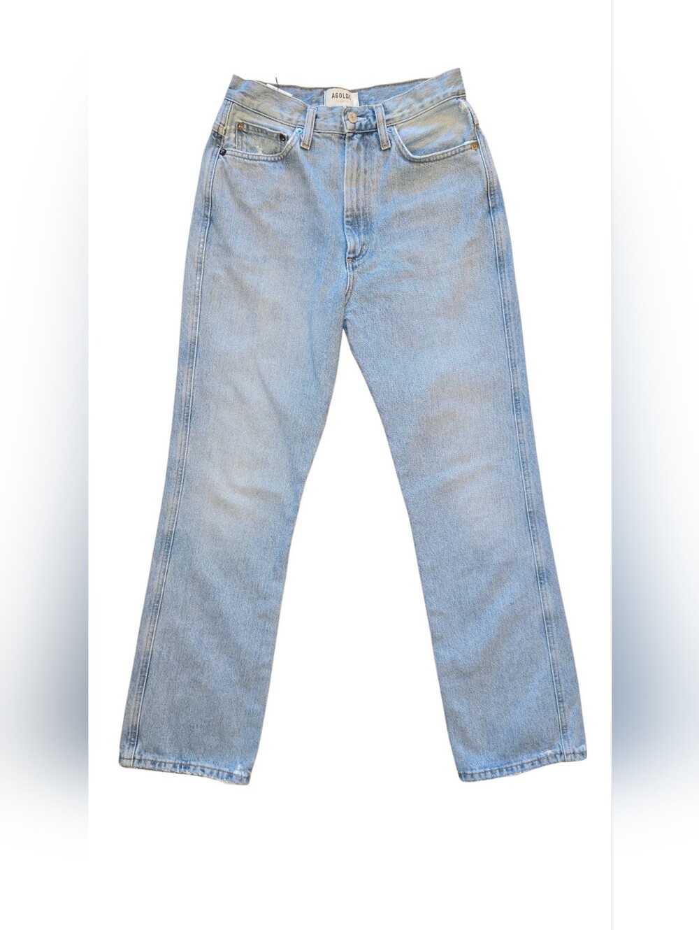 Agolde Pinch Waist High Rise Kick Jeans in Riptide Size 26 - Picture 2 of 8